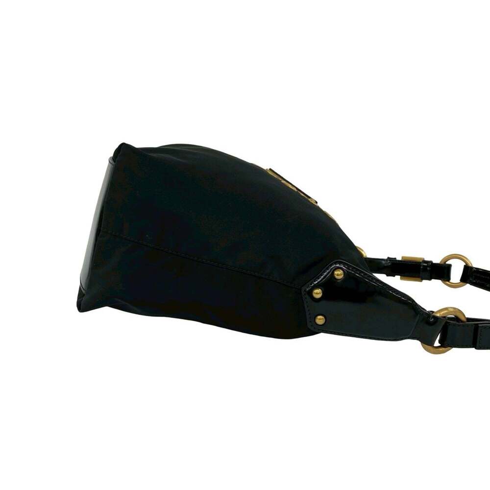 PRADA Black Leather Shoulder Bag - Picture 6 of 10
